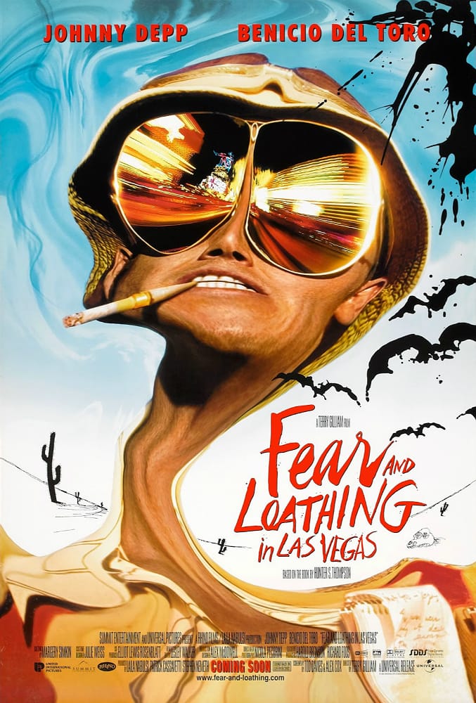 8 Movies Like The Big Lebowski And Where To Stream Them 3 Fear And Loathing In Las Vegas Movie Poster