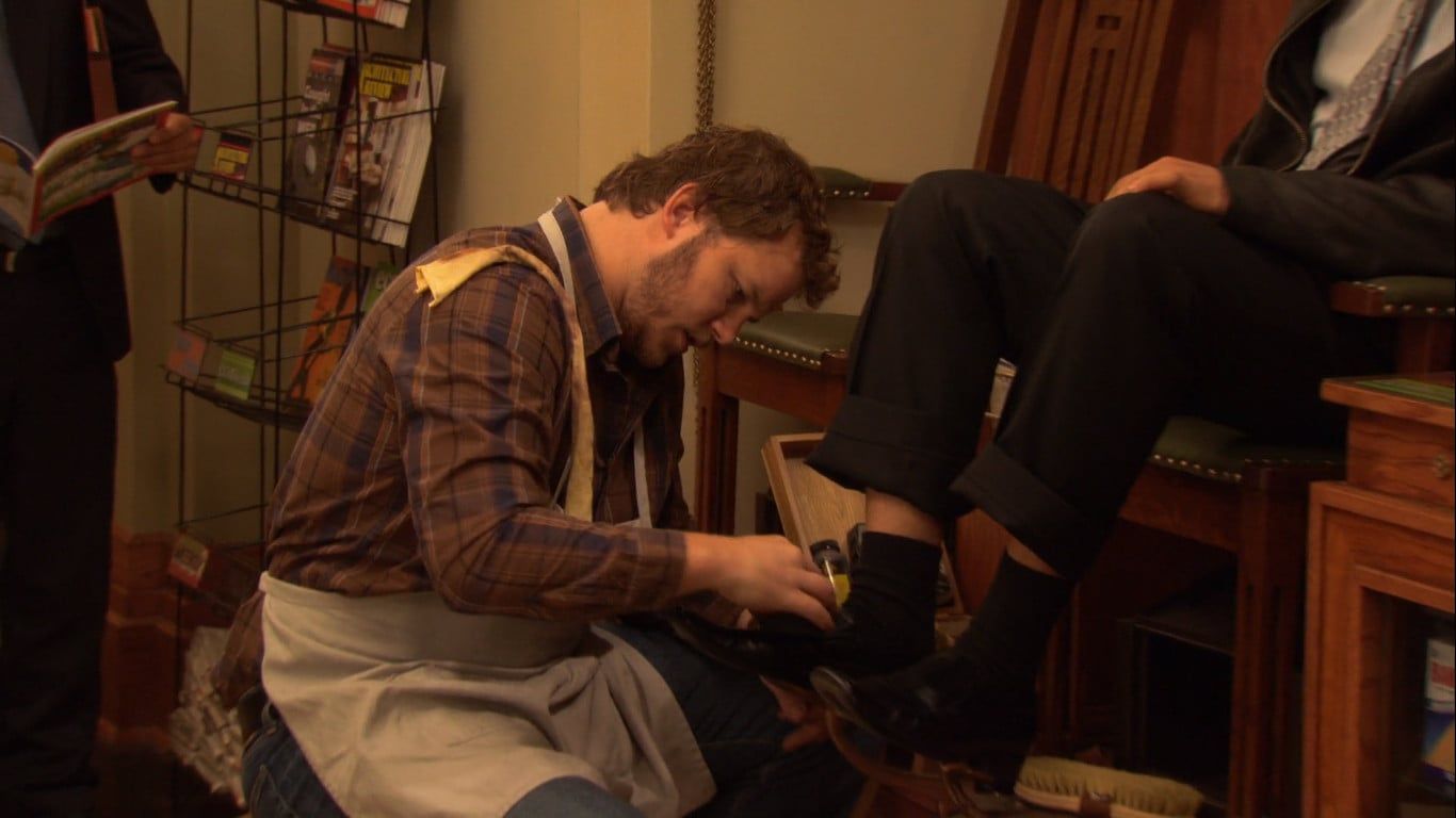 Parks And Recreation, Andy Shoeshiner