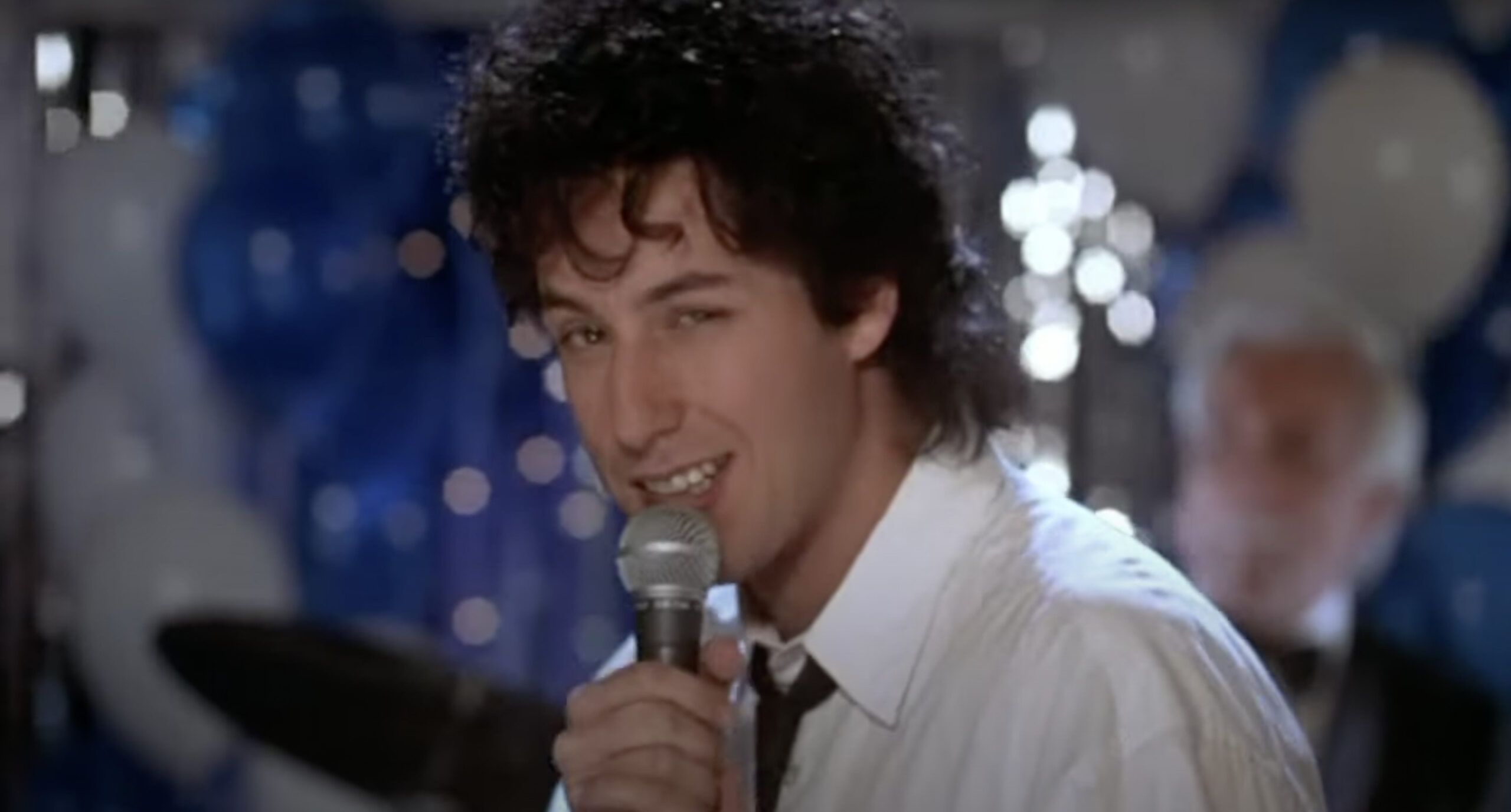 Adam Sandler In The Wedding Singer, One Of The Best Romantic Comedies Of All Time.