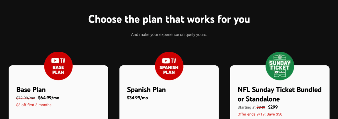 Youtube Tv Review: Pricing