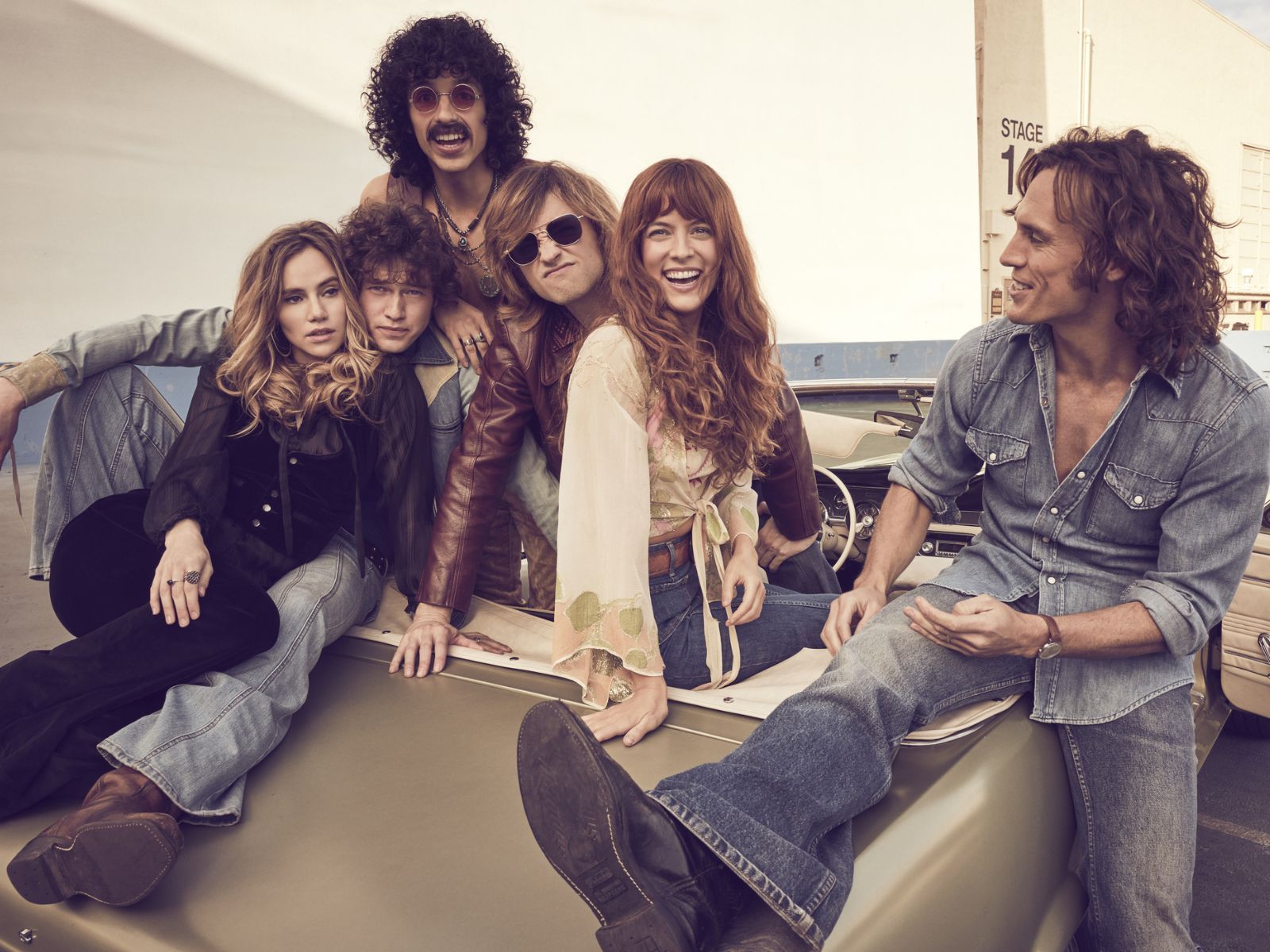 Cast of Daisy Jones and the Six, Credit Amazon Prime Video