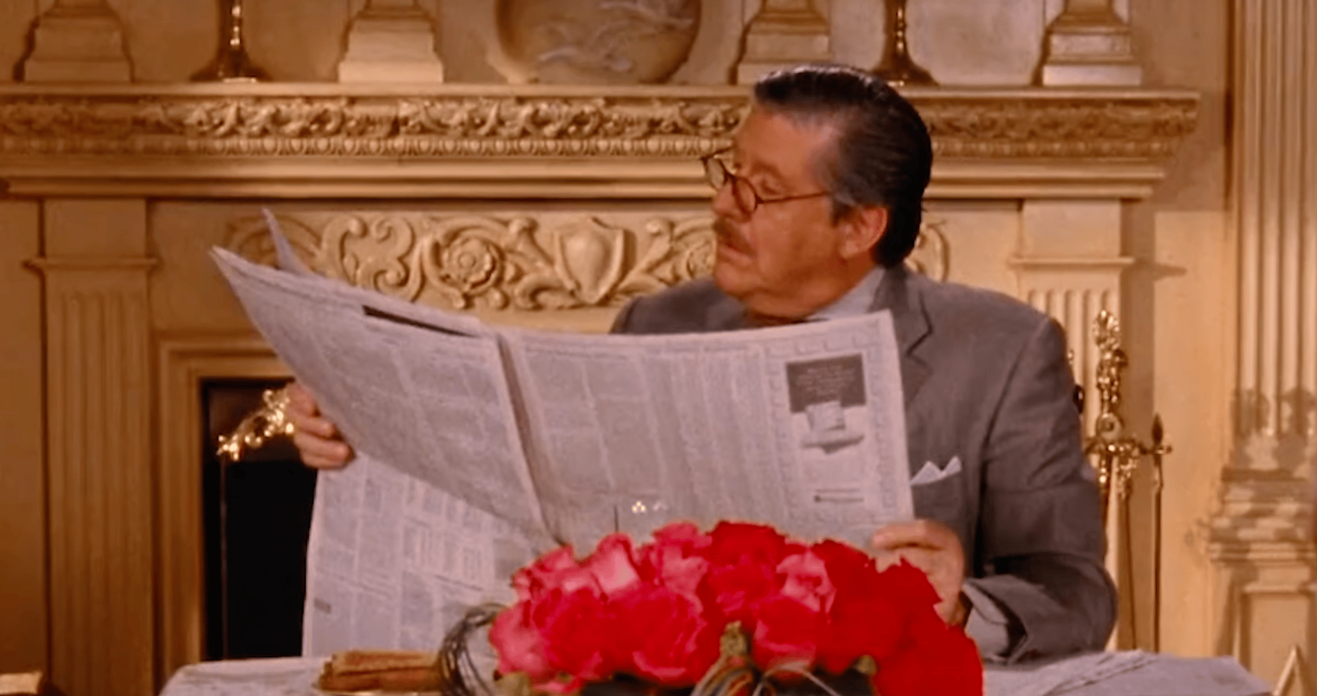 15 Best Gilmore Girls Quotes For Quick-Witted Fans 8 Richard Gilmore Reading The Paper
