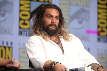 Jason Momoa At Comic Con Panel