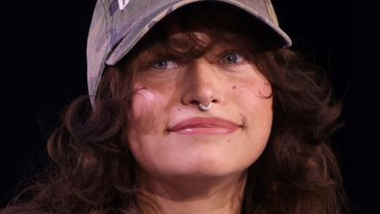 Odessa A'Zion Speaking At An Event In Anaheim, California.