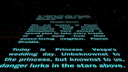 Spaceballs Title Scroll / Spaceballs Sequel