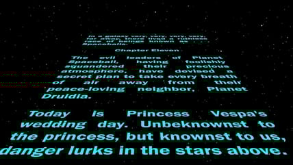 Spaceballs Title Scroll / Spaceballs Sequel