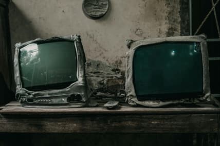 Two Melted Tvs. / Qvc