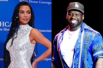 Left: Apr 30, 2022; Washington, Dc, Usa; Kim Kardashian Poses On The Red Carpet As Pete Davidson Looks On From The Wings As They Arrive At The White House Correspondents Association Annual Dinner At The Washington Hilton. / Right: Curtis '50 Cent' Jackson During The Humor &Amp; Harmony Weekend: Big Bowl Comedy Show Presented By 50 Cent At The Shreveport Municipal Auditorium Thursday Evening, August 8, 2024. / The Fifth Wheel