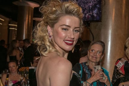 Jan 6, 2019; Beverly Hills, Ca, Usa; Amber Heard Arrives During The 76Th Golden Globe Awards In The International Ballroom At The Beverly Hilton.
