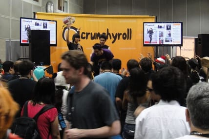 Anime Expo 2011 - Crunchyroll Booth.