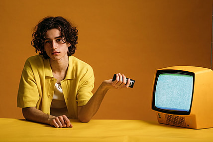 Nonchalant Tv Remote Use