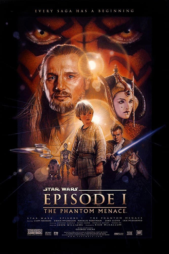 Ranking The Star Wars Movies Streaming On Disney+ 5 Star Wars The Phantom Menace