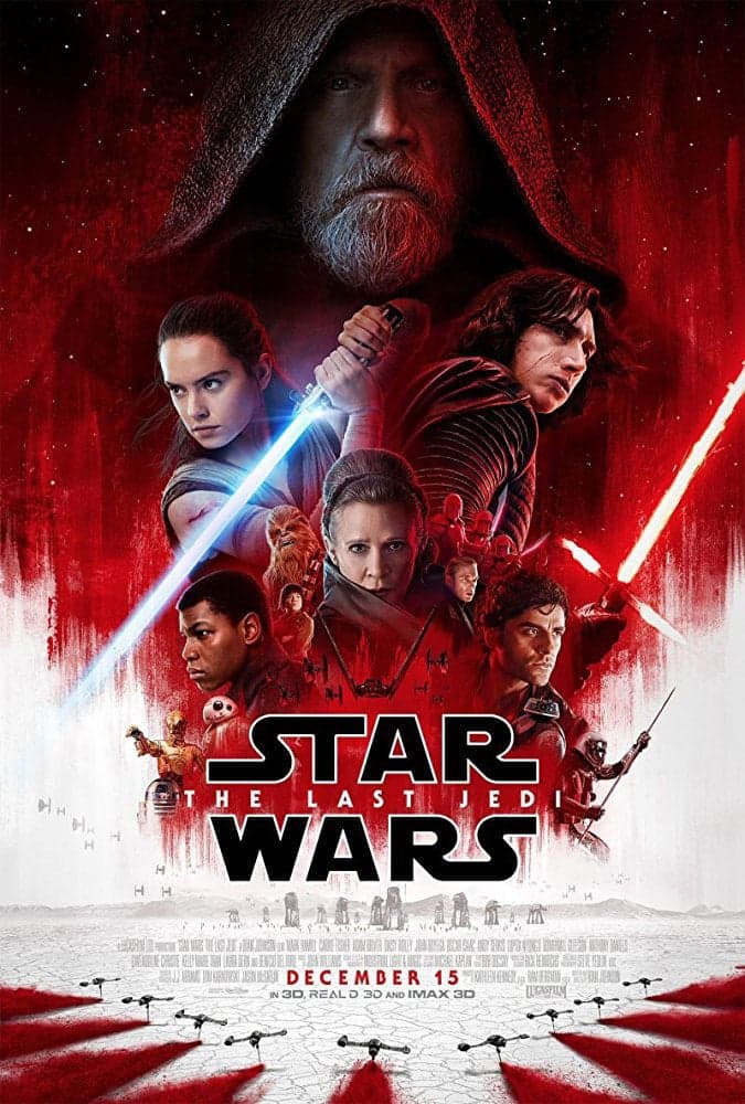 Ranking The Star Wars Movies Streaming On Disney+ 3 Star Wars The Last Jedi