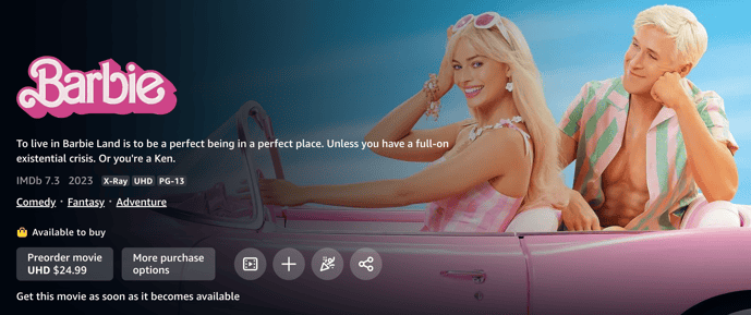 How To Watch Barbie Movie On Amazon