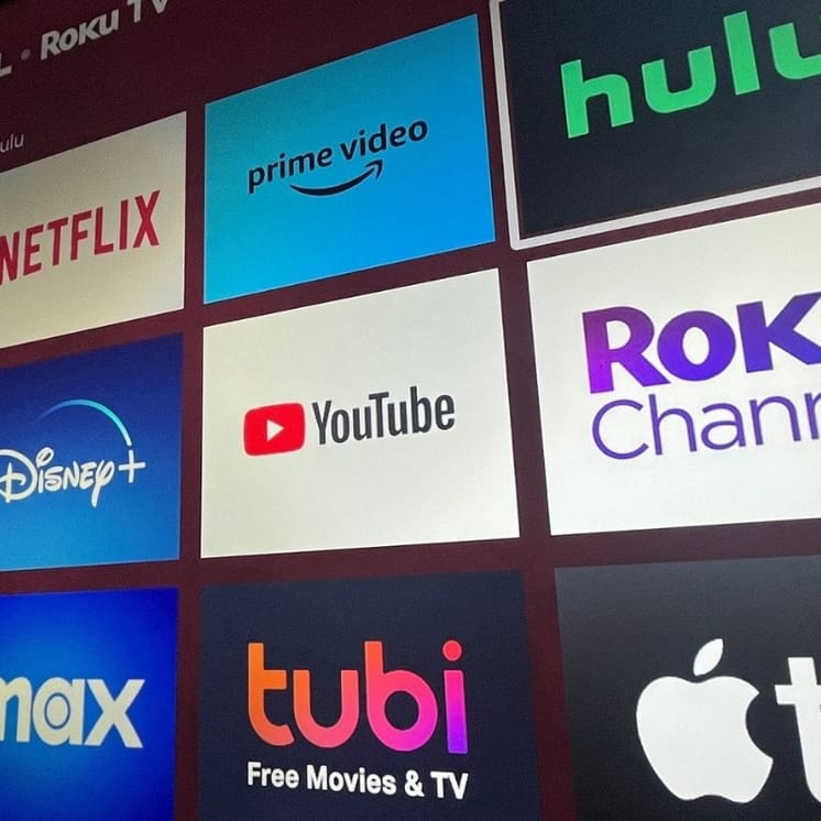 Multiple Streaming Services Appear On A Roku Tv. / Howdy