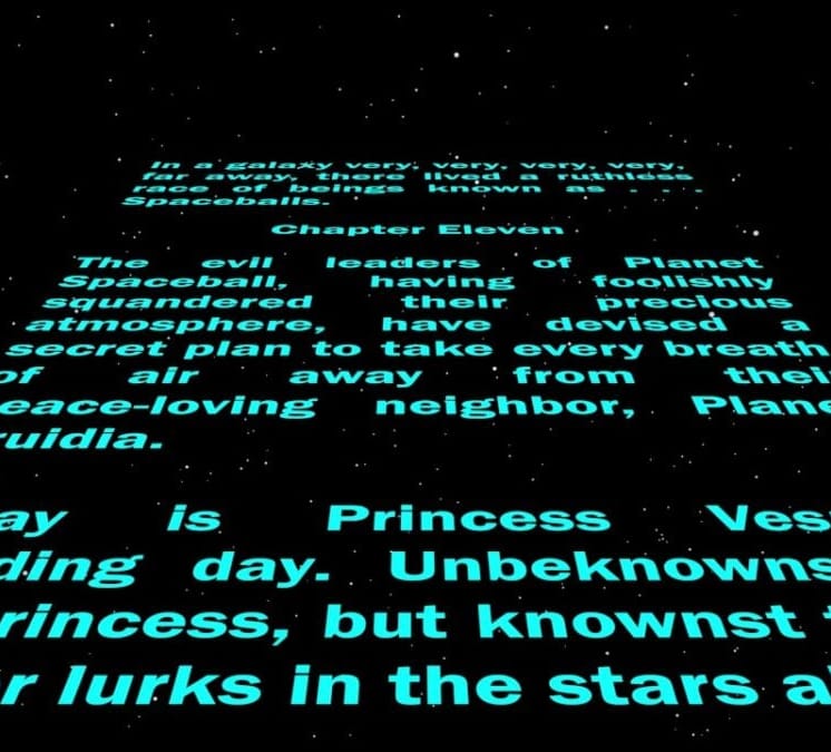 Spaceballs Title Scroll / Spaceballs Sequel