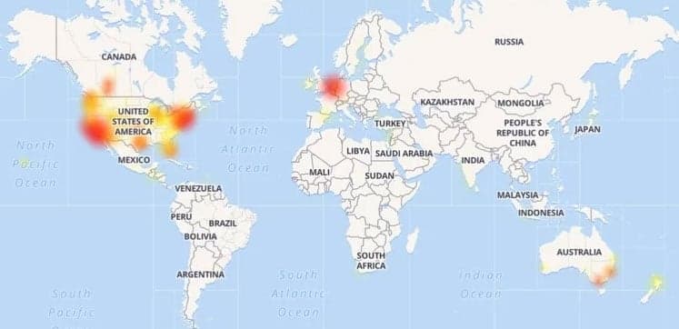 Disney+ Error 83: Black Screens And Spinning Wheels 3 Credit: Disney+ Outage Map