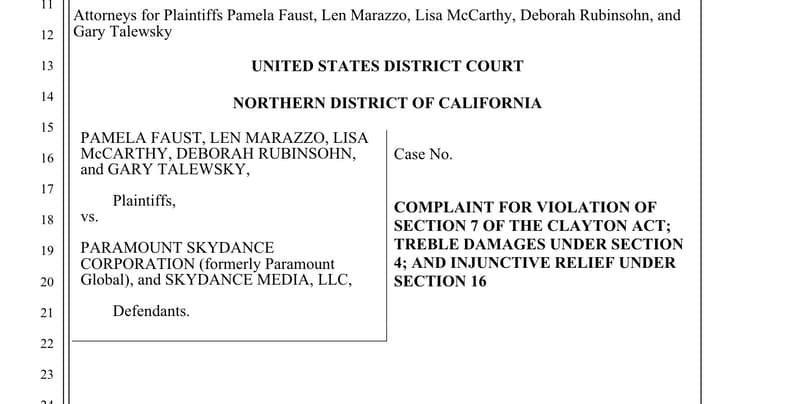 Paramount Lawsuit