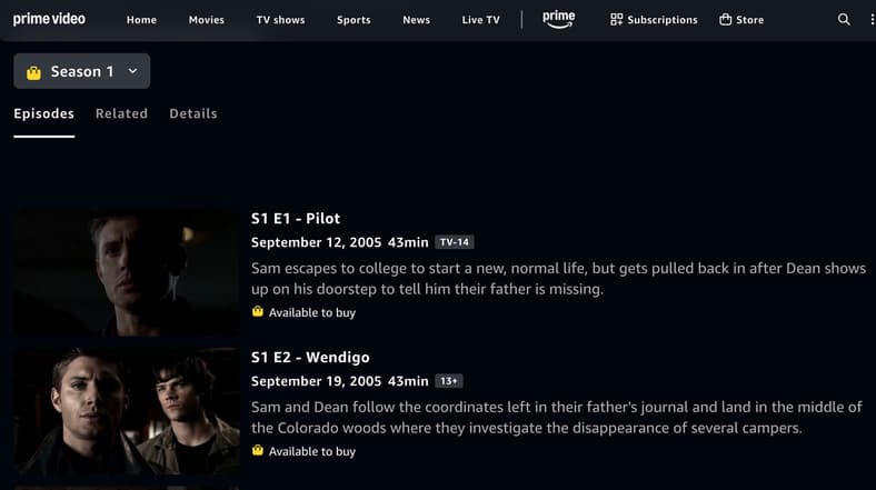 Supernatural Slated To Leave Netflix For New Home On Prime Video And Peacock In December 2025 4 Supernatural On Prime Video