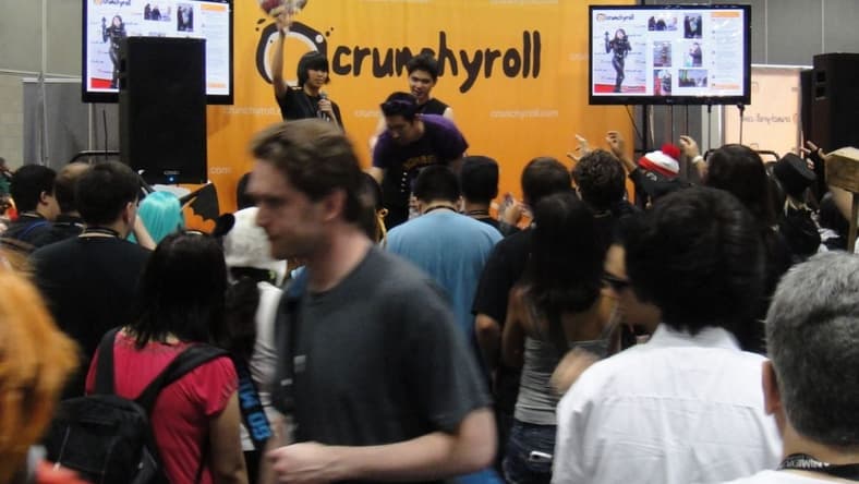 Anime Expo 2011 - Crunchyroll Booth.