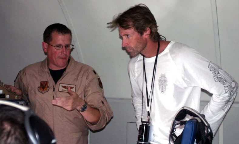 Michael Bay Filming Transformer