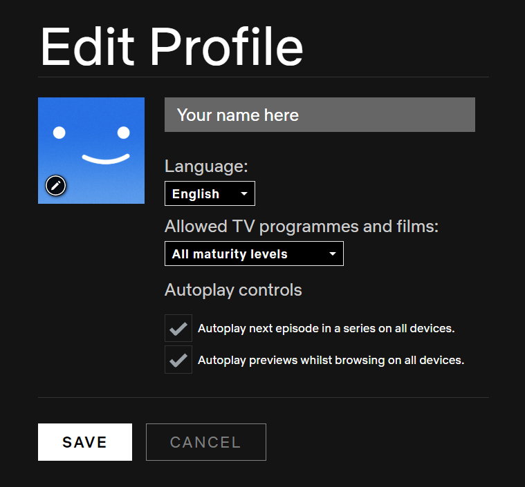 Netflix Browsing Autoplay Toggle