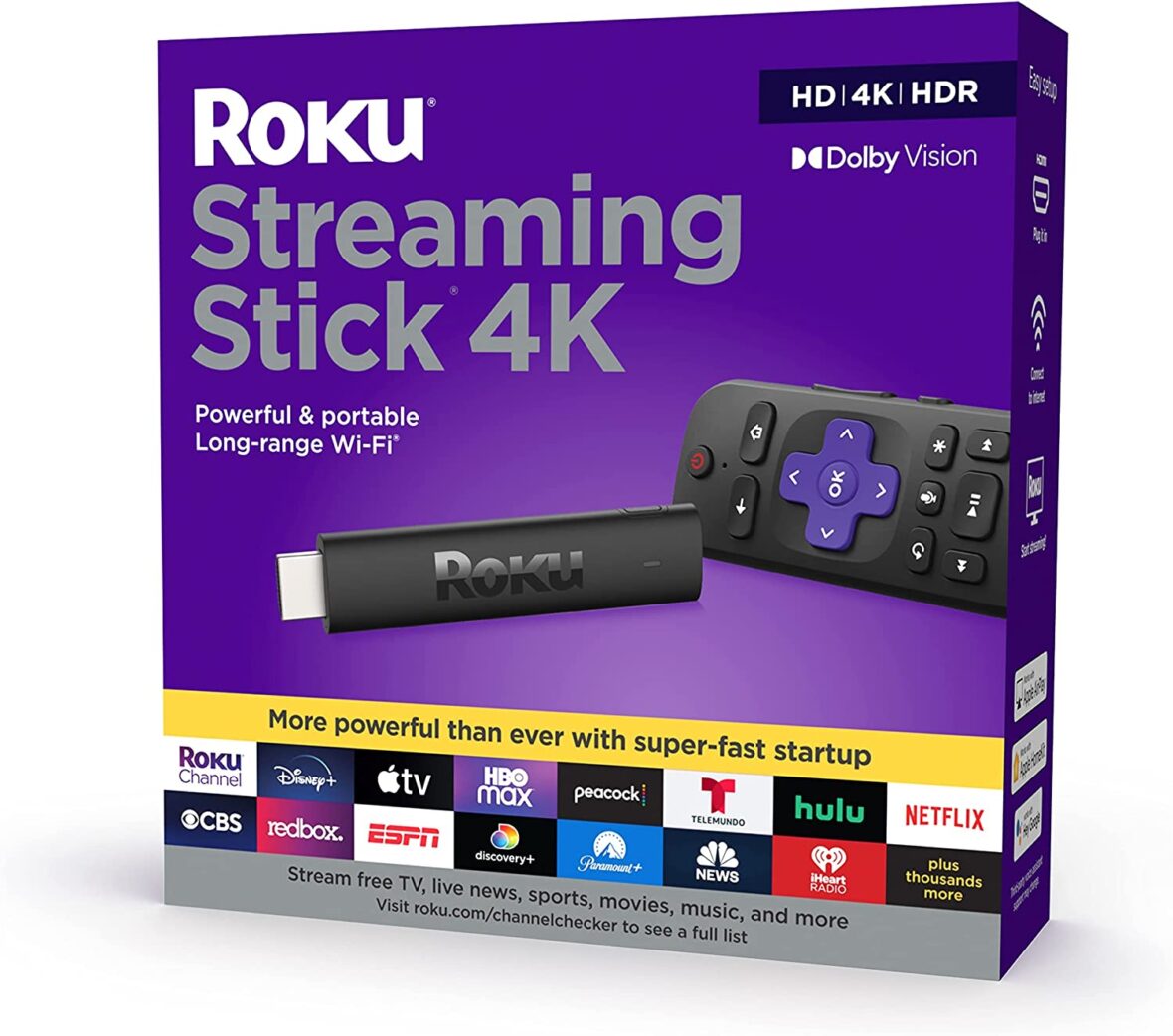 difference in roku devices: Roku Streaming Stick 4k