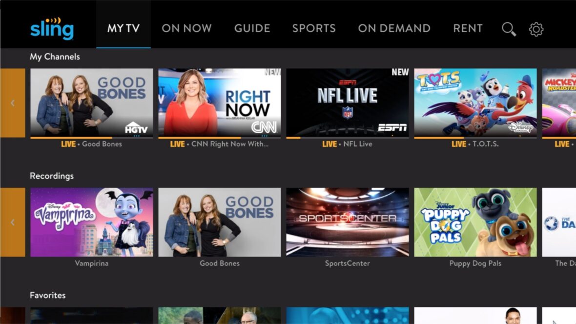 Best Streaming Platforms For News And Sports: Sling Tv