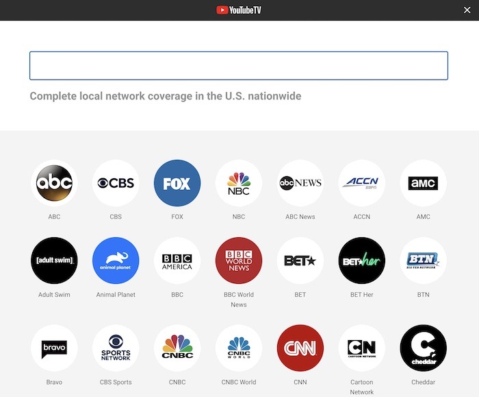 YouTube TV review: channels available on the Base Plan