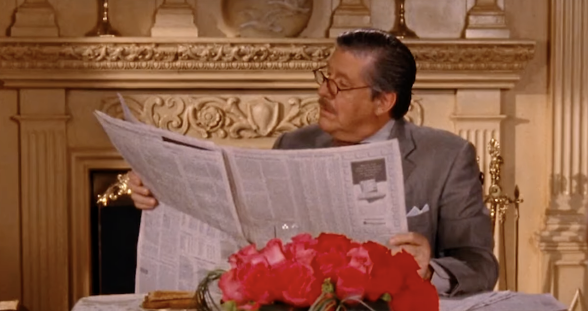 Richard Gilmore Reading The Paper
